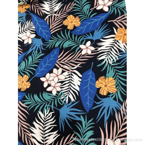 Cotton Stretch Printing Fabric For Shirt And Dress